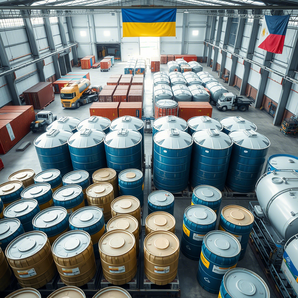 Canola Oil in Bulk from Ukraine to the Philippines
